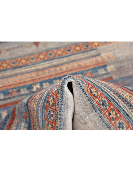 Hand Made Rug Gabbeh Nova Pakistan 106x148 Blue