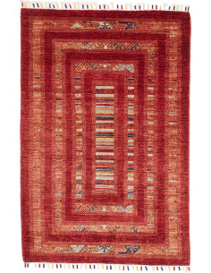 Hand Made Rug Gabbeh Nova Pakistan 99x148 Brick