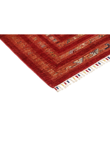 Hand Made Rug Gabbeh Nova Pakistan 99x148 Brick