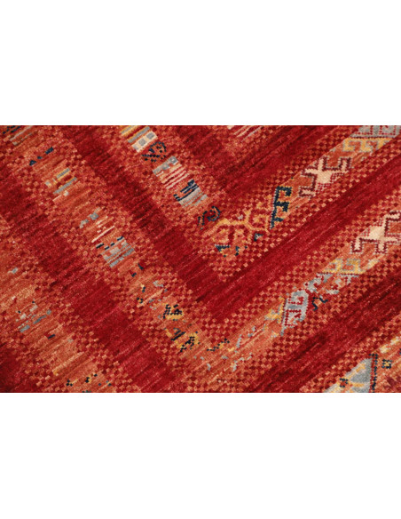 Hand Made Rug Gabbeh Nova Pakistan 99x148 Brick