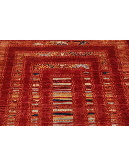 Hand Made Rug Gabbeh Nova Pakistan 99x148 Brick