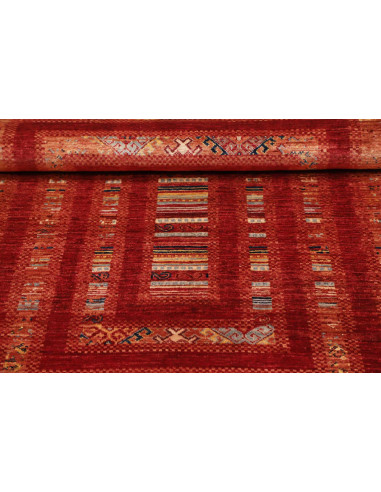 Hand Made Rug Gabbeh Nova Pakistan 99x148 Brick