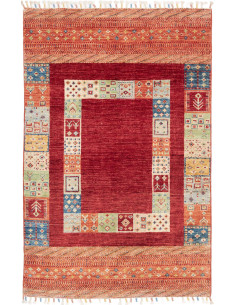 Hand Made Rug Gabbeh Nova Pakistan 101x153 Red