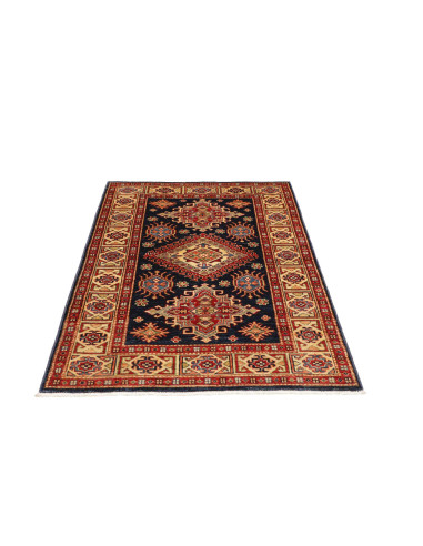 Hand Made Rug Kazak Fine Pakistan 103x150 Dark
