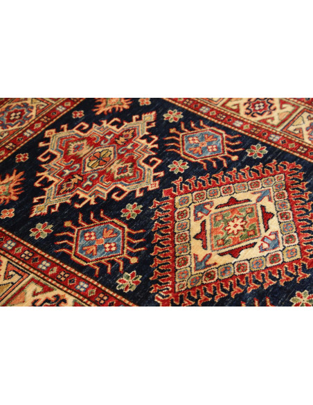 Hand Made Rug Kazak Fine Pakistan 103x150 Dark