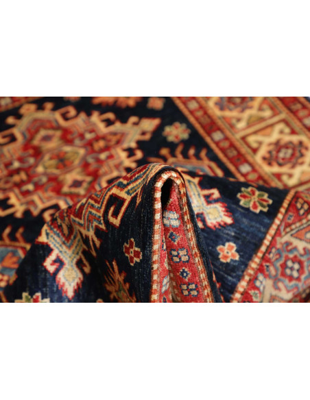 Hand Made Rug Kazak Fine Pakistan 103x150 Dark