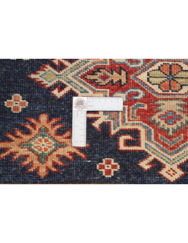 Hand Made Rug Kazak Fine Pakistan 103x150 Dark