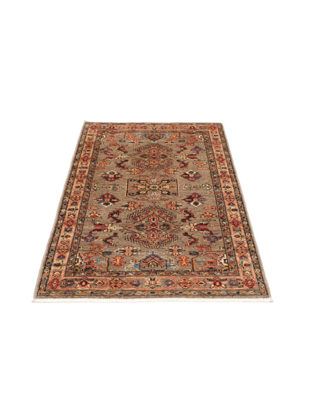 Hand Made Rug Kazak Fine Pakistan 87x151 Taupe