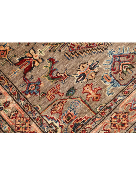 Hand Made Rug Kazak Fine Pakistan 87x151 Taupe