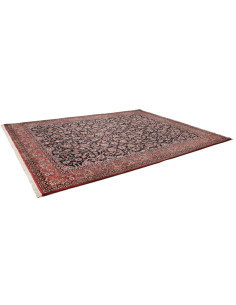 Rug Bidjar with silk Persia grey red 305x399 2