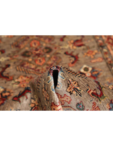 Hand Made Rug Kazak Fine Pakistan 87x151 Taupe