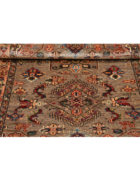 Hand Made Rug Kazak Fine Pakistan 87x151 Taupe