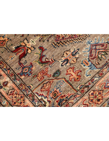 Hand Made Rug Kazak Fine Pakistan 91x151 Taupe