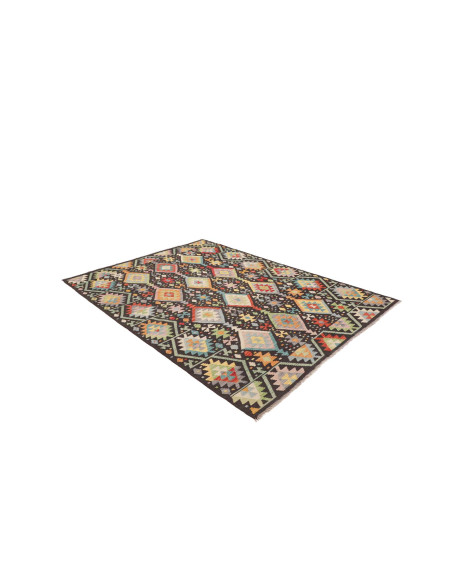 Hand Made Rug Kilim Afghanistan 177x241 Black M