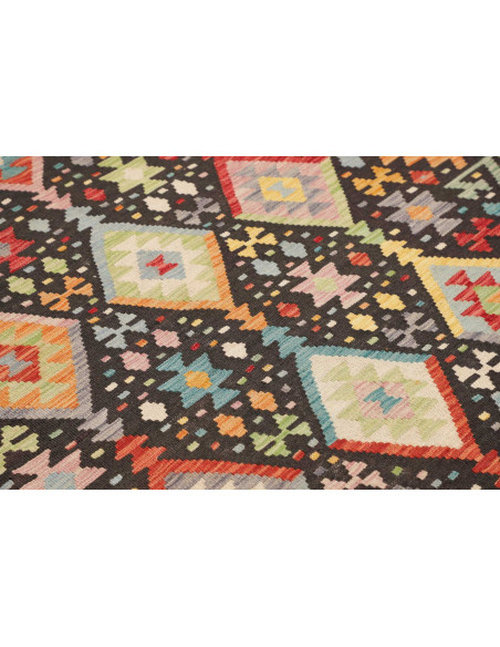 Hand Made Rug Kilim Afghanistan 177x241 Black M