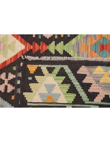 Hand Made Rug Kilim Afghanistan 177x241 Black M