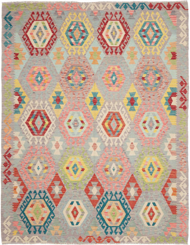 Hand Made Rug Kilim Afghanistan 189x237 Gray Mu