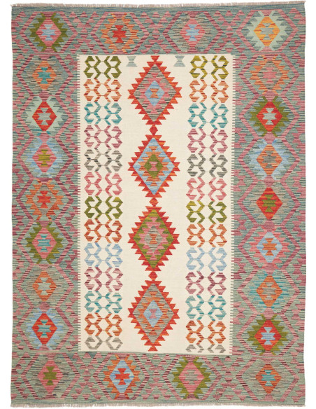 Hand Made Rug Kilim Afghanistan 178x240 Ivory M
