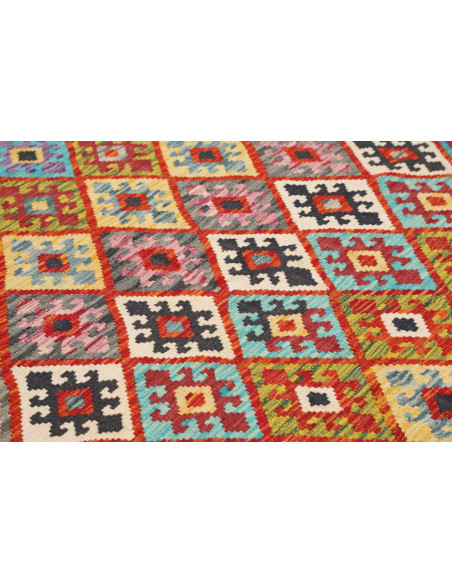 Hand Made Rug Kilim Afghanistan 183x236 Multico