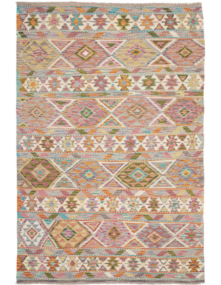 Hand Made Rug Kilim Afghanistan 165x250 Multico