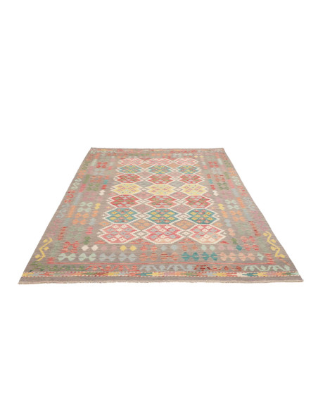 Hand Made Rug Kilim Afghanistan 173x252 Grey Mu