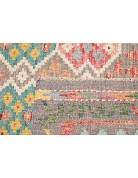 Hand Made Rug Kilim Afghanistan 173x252 Grey Mu