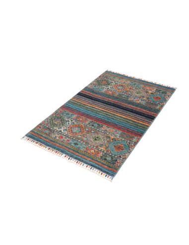 Hand Made Rug Istintia Pakistan 79x121 Petrol B