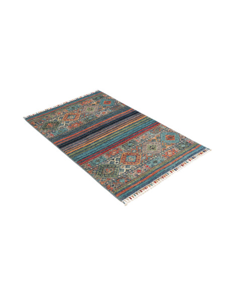 Hand Made Rug Istintia Pakistan 79x121 Petrol B