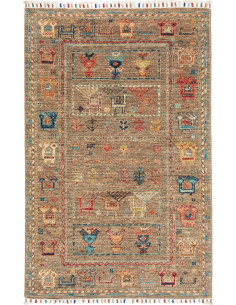 Hand Made Rug Istintia Pakistan 80x124 Brown Mu