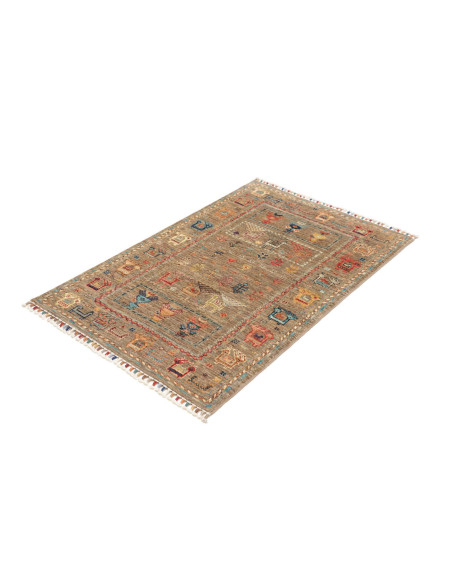 Hand Made Rug Istintia Pakistan 80x124 Brown Mu