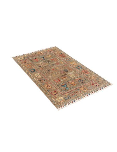 Hand Made Rug Istintia Pakistan 80x124 Brown Mu