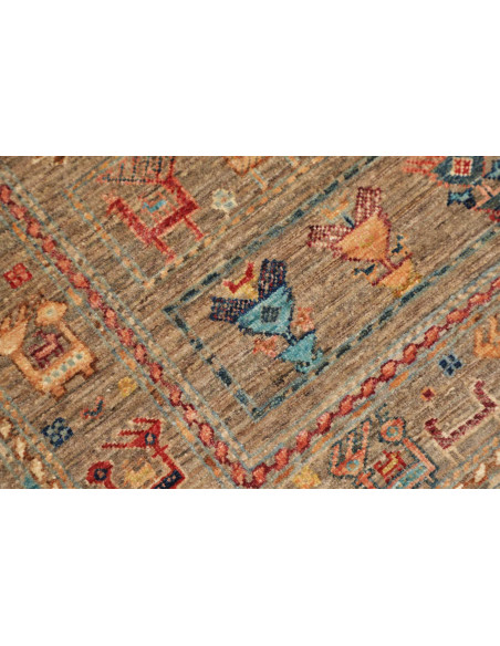 Hand Made Rug Istintia Pakistan 80x124 Brown Mu