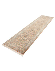 Rug Kashmir India maroon brown 79x296 2