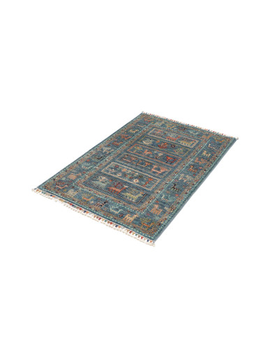 Hand Made Rug Istintia Pakistan 82x123 Blue Bei