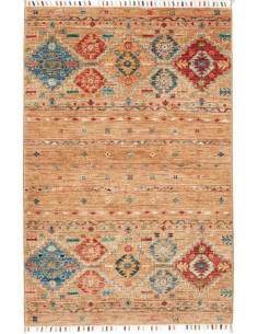 Hand Made Rug Istintia Pakistan 81x125 Rust Blu