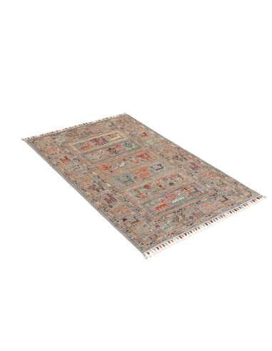 Hand Made Rug Istintia Pakistan 81x121 Grey Mul