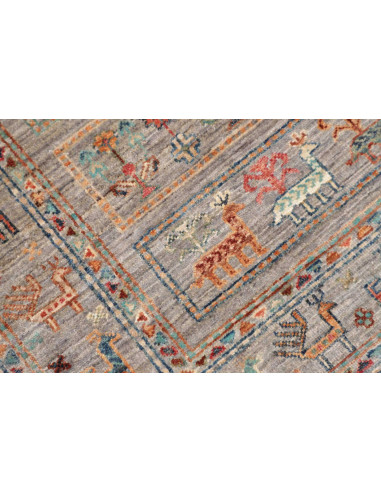 Hand Made Rug Istintia Pakistan 81x121 Grey Mul