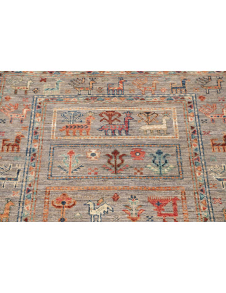 Hand Made Rug Istintia Pakistan 81x121 Grey Mul