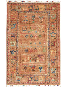 Hand Made Rug Istintia Pakistan 80x124 Rust Bro