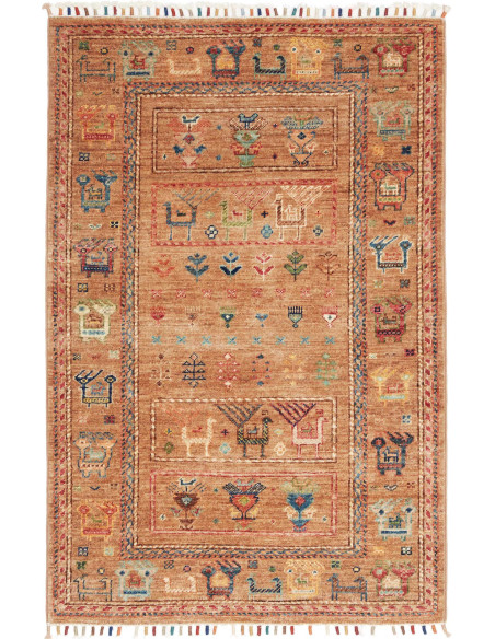 Hand Made Rug Istintia Pakistan 80x124 Rust Bro