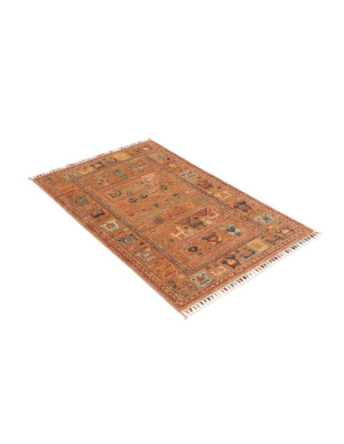 Hand Made Rug Istintia Pakistan 80x124 Rust Bro
