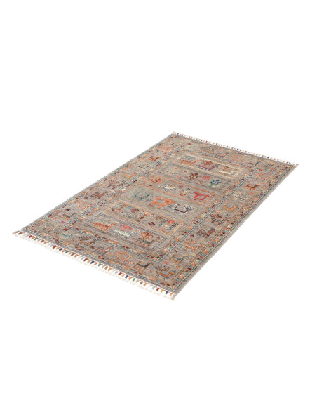 Hand Made Rug Istintia Pakistan 80x120 Gray Mul