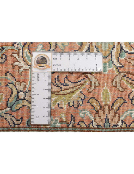 Rug Kashmir India maroon brown 79x296