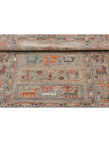 Hand Made Rug Istintia Pakistan 80x120 Gray Mul