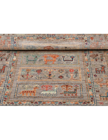 Hand Made Rug Istintia Pakistan 80x120 Gray Mul
