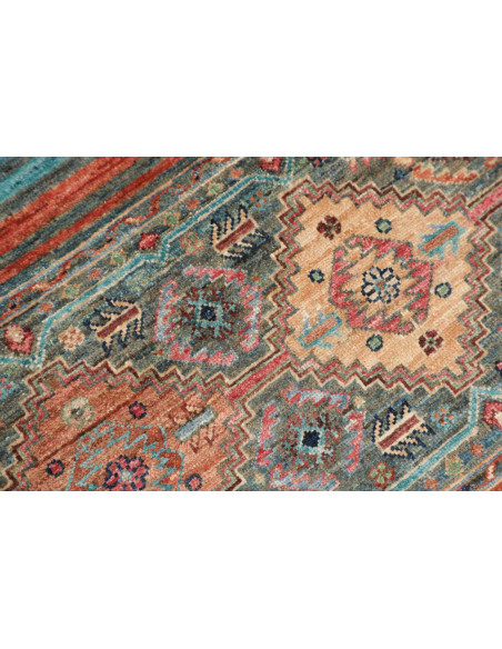 Hand Made Rug Istintia Pakistan 84x130 Petrol B