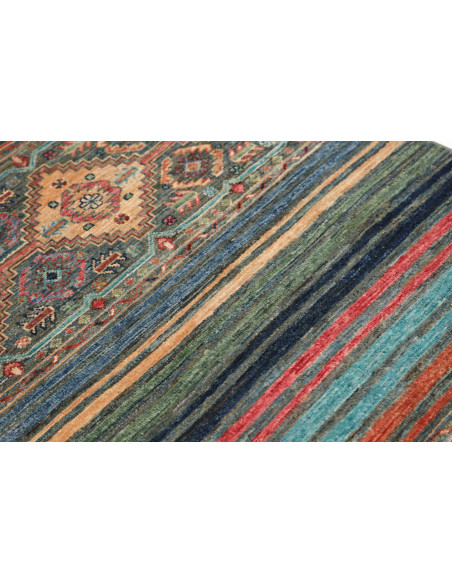 Hand Made Rug Istintia Pakistan 84x130 Petrol B