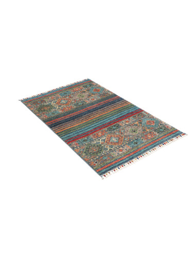 Hand Made Rug Istintia Pakistan 80x122 Petrol B
