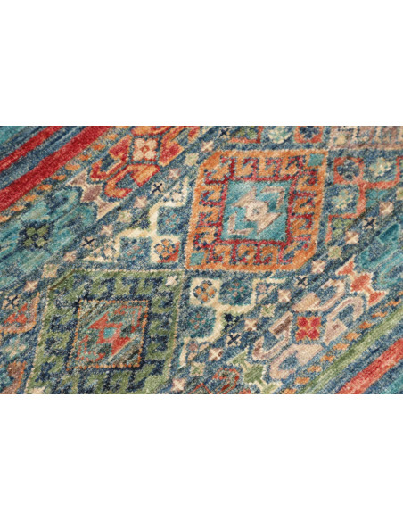 Hand Made Rug Istintia Pakistan 80x122 Petrol B