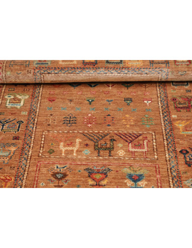 Hand Made Rug Istintia Pakistan 81x123 Rust Bro